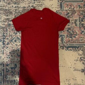 lululemon Swiftly Tech athletica Red Short Sleeve Athletic Tee